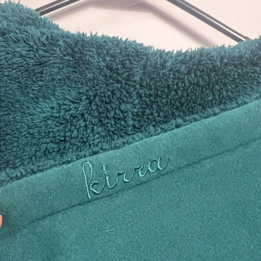 Kirra Deep Teal Sherpa-Lined Jacket - Picture 5 of 5